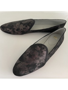 BABOUCHE NOIR MARBRE