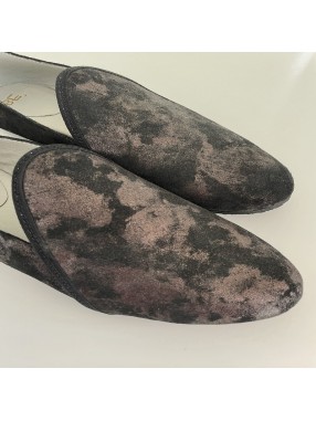 BABOUCHE NOIR MARBRE