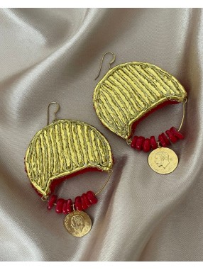 BOUCLES D'OREILLES DEMI CREOLES