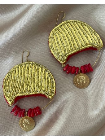 BOUCLES D'OREILLES DEMI CREOLES