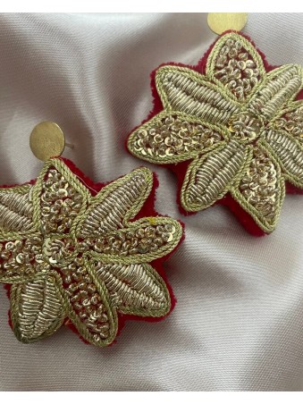 BOUCLES D'OREILLES FLEURE