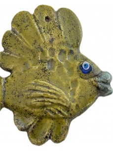 POISSON LUSTRE EN RAKU VERT 2