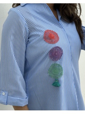 CHEMISE RAYEE DREAMCATCHER