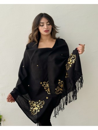 COFFRET ECHARPE BRODEE DORE