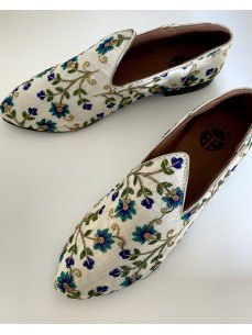 MOCASSIN FLEUR BLEUET 2