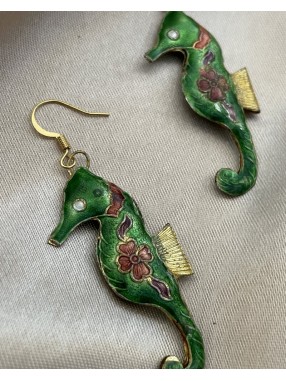 BOUCLES D'OREILLES HYPOCAMPE