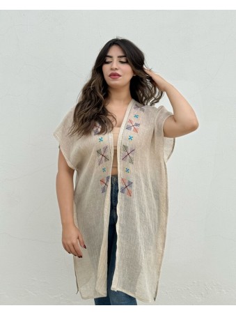 GILET CARREAUX D'ARTS