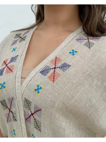 GILET CARREAUX D'ARTS