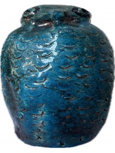 HIBOU LUSTRE EN RAKU 2
