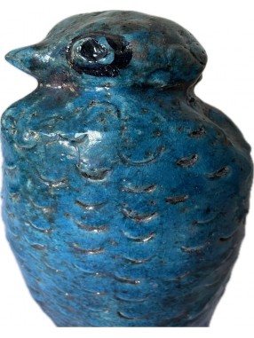 HIBOU LUSTRE EN RAKU