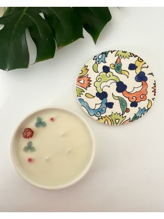 BOUGIE EN CERAMIQUE JASMIN NOIR