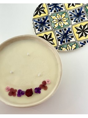 BOUGIE EN CERAMIQUE JASMIN NOIR