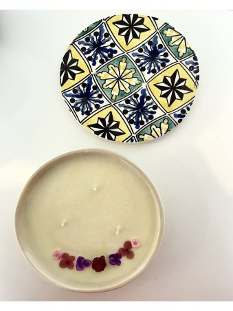 BOUGIE EN CERAMIQUE JASMIN NOIR