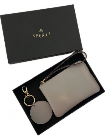 COFFRET TROUSSE ET PORTE CLE MIROIR