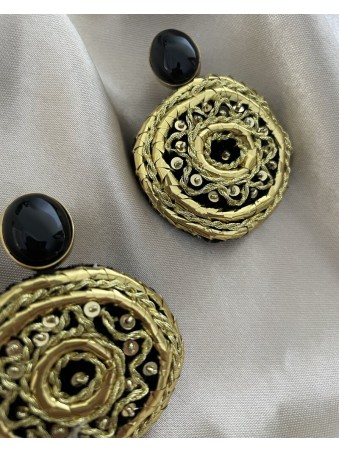 BOUCLES D'OREILLES ORCHIDEES