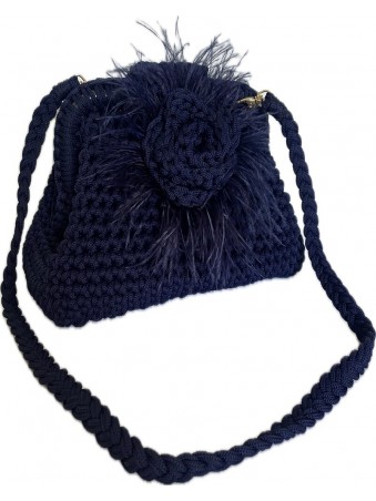 POCHETTE  FLEURE  BLUETTE