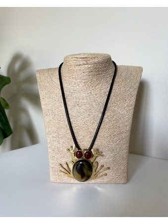 COLLIER CORDON GRENOUILLE