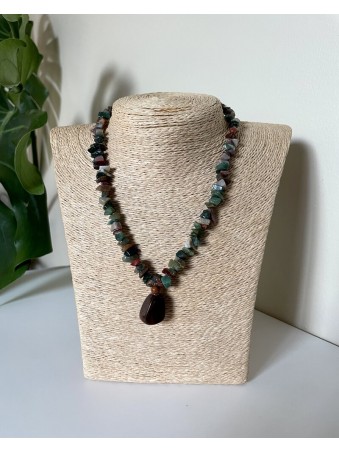COLLIER JASPE