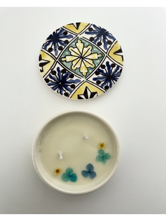 BOUGIE EN CERAMIQUE JASMIN NOIR