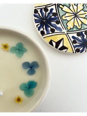 BOUGIE EN CERAMIQUE JASMIN NOIR