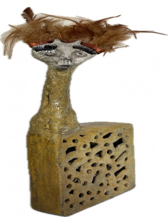 GIRAFE MOULIN ROUGE EN RAKU