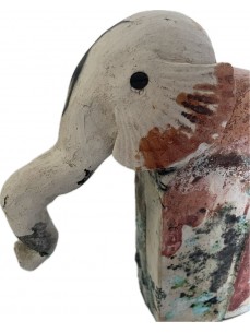 ELEPHANT PIT FIRING  EN RAKU 2