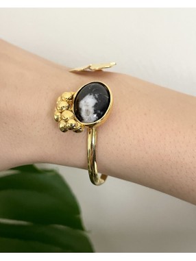 BRACELET TREFLE&PIERRE