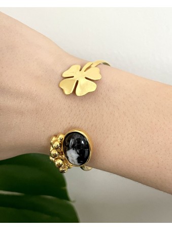 BRACELET TREFLE&PIERRE