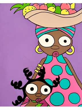 TABLEAU GOLO GM TENDRESSE DE LA MERE