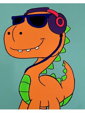 TABLEAU DINOSAURE COOL