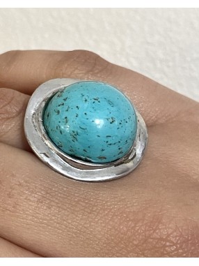 BAGUE ARGUA PIERRE TURQUOISE
