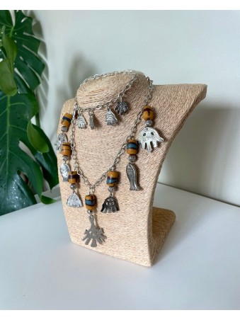 PARURE COLLIER & BRACELET FETICHE BERBERE