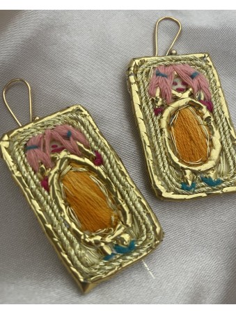 BOUCLES RECTANGLE POUPEE