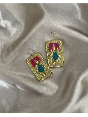 BOUCLES RECTANGLE POUPEE