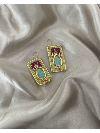 BOUCLES RECTANGLE POUPEE