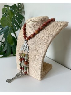 COLLIER TOUAREG JASPE 2