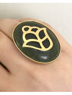 BAGUE OVALE KHOMSA 2