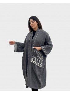 GILET EN LIN BRODEE 2