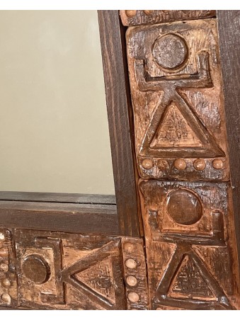 MIRROIR TANIT  EN RAKU