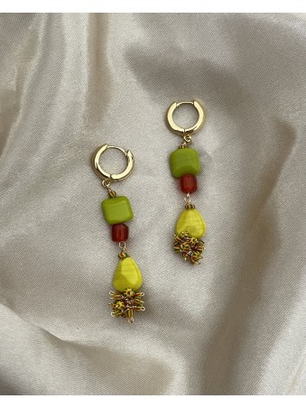 BOUCLES D'OREILLES FLAMME