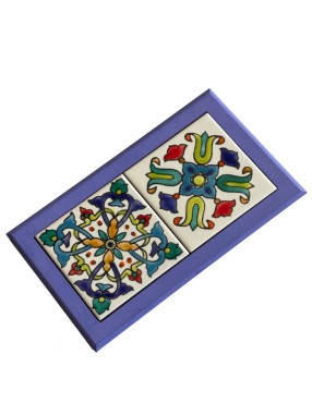 BOITE EN BOIS ET CERAMIQUE