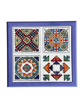 BOITE EN BOIS ET CERAMIQUE