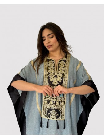 ROBE PONCHO COURTE
