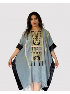 ROBE PONCHO COURTE