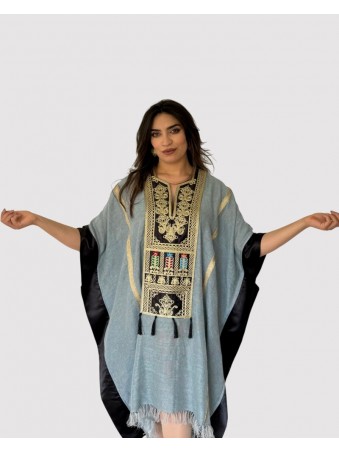 ROBE PONCHO COURTE