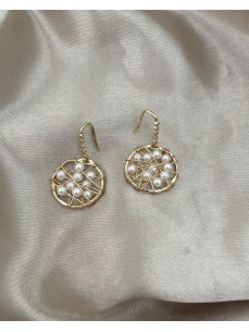 BOUCLES D'OREILLES ARAIGNÉE RONDES