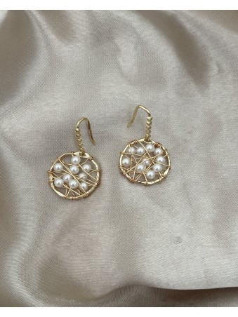 BOUCLES D'OREILLES ARAIGNÉE RONDES