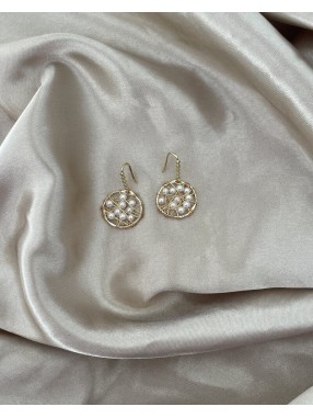 BOUCLES D'OREILLES ARAIGNÉE RONDES