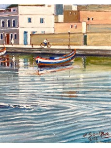 TABLEAU VIEUX PORT BIZERTE 2