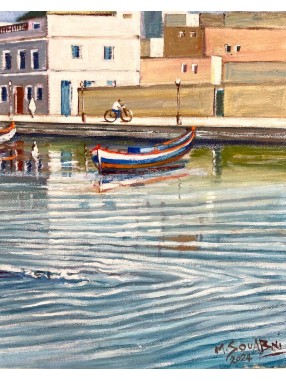 TABLEAU VIEUX PORT BIZERTE